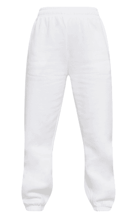 White sweat pants