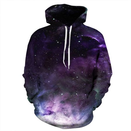 3D Purple Space Galaxy Hoodie - Fancy N Love