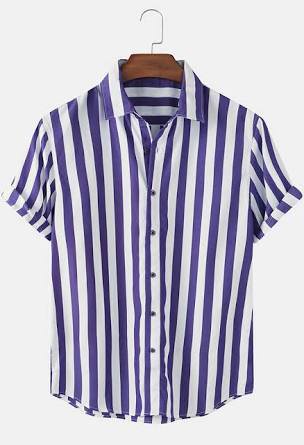 mens blue and white striped shirt - Google Search