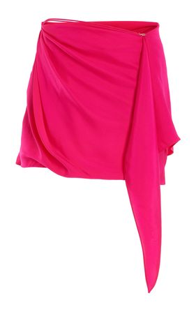 Himeji Draped Silk Mini Skirt By Gauge81 | Moda Operandi