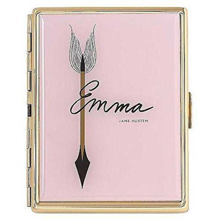 Amazon.com: Kate Spade New York A Way with Words Emma ID and Credit Card Holder, Gold-Plated Metal: Home & Kitchen