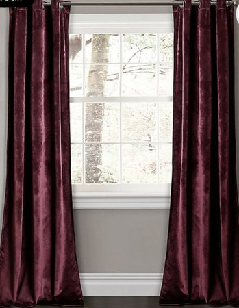 curtains plum