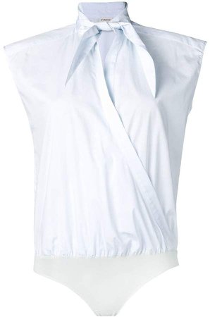sleeveless bodysuit blouse