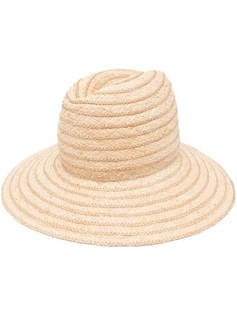 Gigi Burris Millinery Reqium zigzag-embroidered Hat - Farfetch