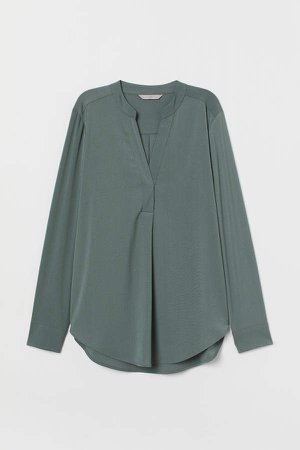 Creped Blouse - Green