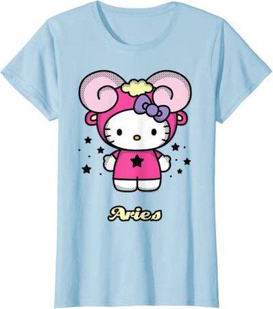 Amazon.com: Hello Kitty Zodiac Aries Tee Shirt: Clothing