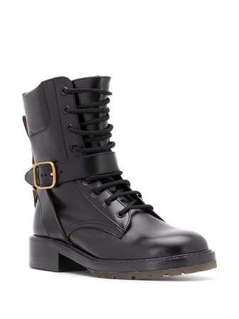 Chloé Diane Leather Ankle Boots - Farfetch