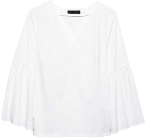 Super-Stretch Bell-Sleeve Top
