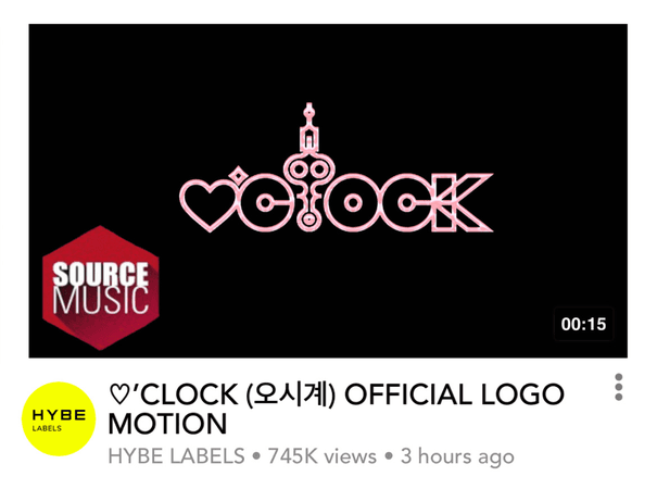 ♡’CLOCK - Official Logo Motion