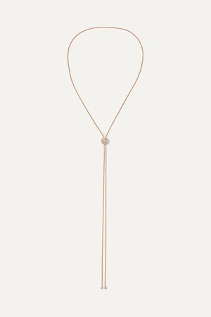 Rose gold Possession 18-karat rose gold diamond necklace | Piaget | NET-A-PORTER