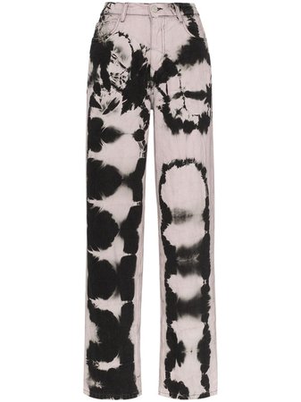 Ashley Williams high waisted printed loose jeans - farfetch