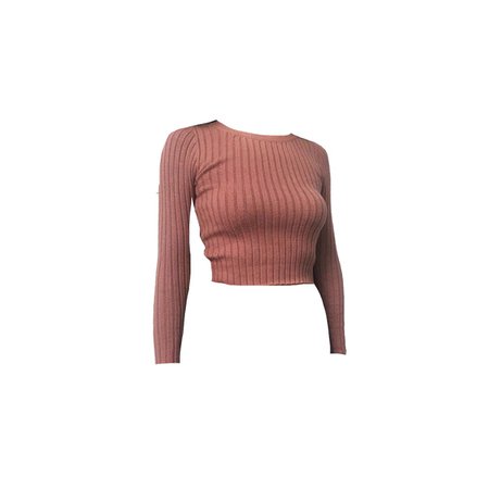 pink ribbed sweater png