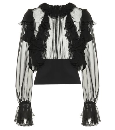 Stretch Silk Blouse - Dolce & Gabbana | mytheresa.com