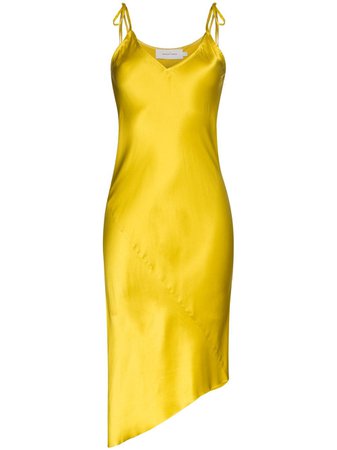 Marques'Almeida Asymmetric Silk Slip Dress - Farfetch