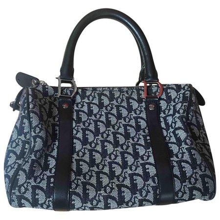 Bowling handbag Dior Black in Cotton - 9496548