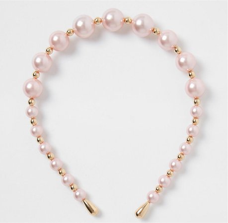 pink Pearl headband RI