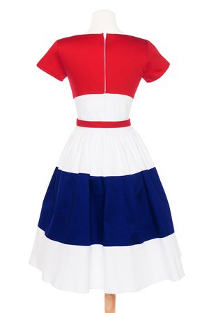 white blue red dress - Google Search