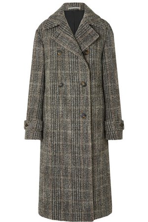 Stella McCartney | Oversized double-breasted herringbone wool-blend coat | NET-A-PORTER.COM