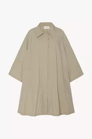 Leins Coat dress Tan in Cotton – The Row