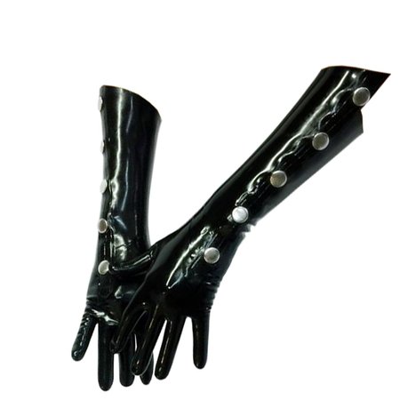 *clipped by @luci-her* Latex wrist gloves - Molded Rubber Gloves by Vex Clothing - Spat Gant - Vex Inc. | Latex Clothing