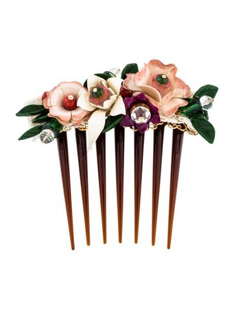 Dolce & Gabbana Embellished Hair Comb - Accessories - DAG128862 | The RealReal