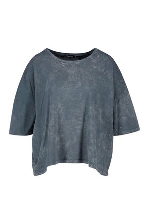 Oversized Acid Wash T-Shirt | Boohoo