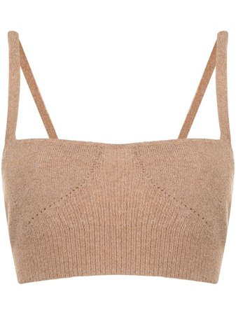 MANNING CARTELL knitted cropped top