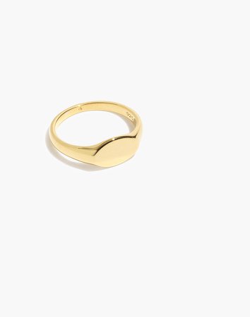 Delicate Collection Demi-Fine Signet Pinky Ring