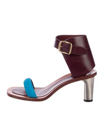 Celine Céline Bam Bam Ankle Strap Sandals - Shoes - CEL81199 | The RealReal