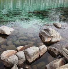 lake rocks