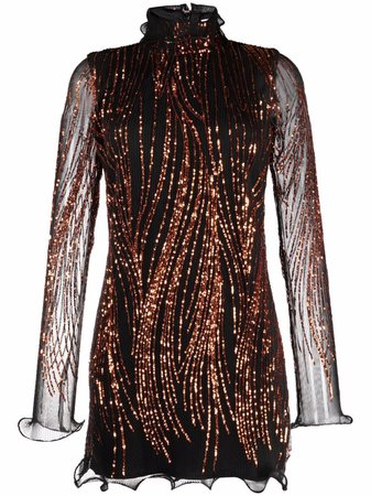 16Arlington sequin-embellished Mini Dress