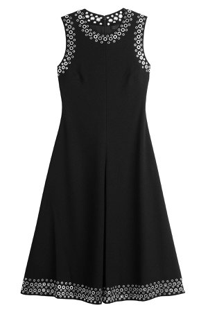 A-Line Midi Dress with Eyelets Gr. US 4