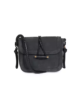 Shop Isabel Marant Vigo Leather Flap Bag | Saks Fifth Avenue