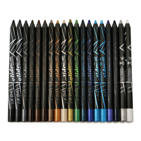 19pc LA Girl Gel Glide Eyeliner Pencil set of 19 color #GP351-369 | eBay