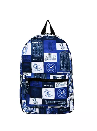Doctor Who Icon Print Backpack