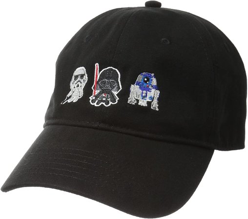 Star Wars womens Character Baseball Cap, Black Pixels, One Size US at Amazon Women’s Clothing store