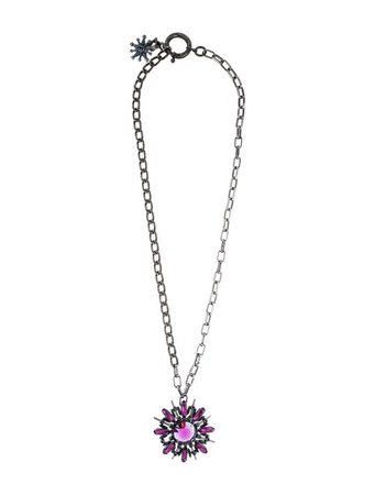 Lanvin Crystal Starburst Brooch Necklace - Brooches - LAN77851 | The RealReal