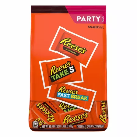 Reese's Chocolate Candy, Assortment, Party Pack, Snack Size