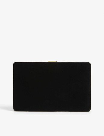 ANYA HINDMARCH - Velvet clutch bag | Selfridges.com