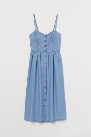 Lyocell dress - Denim blue - Ladies | H&M GB