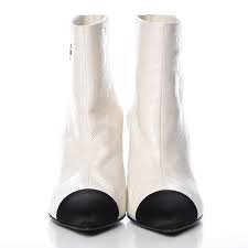 chanel black white boots - Căutare Google