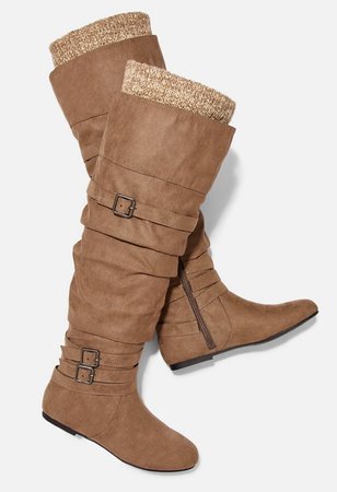 light brown riding boots
