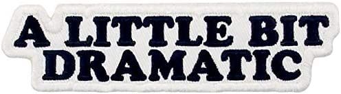 Amazon.com: A Little Bit Dramatic Patch Embroidered Biker Applique Iron On Sew On Emblem : Arts, Crafts & Sewing