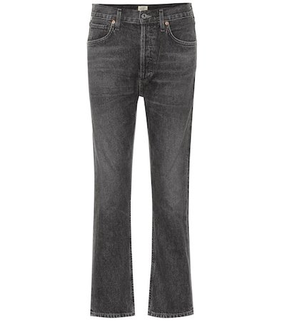 Charlotte cropped high-rise jeans