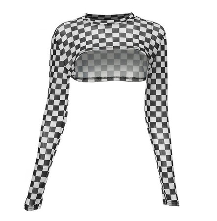 Darkforest Punk Checkered Plaid Long Sleeve Shirt | RebelsMarket