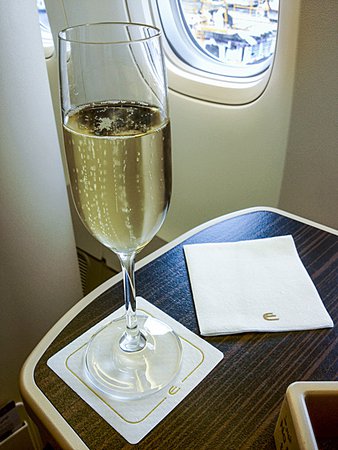 private jet champagne