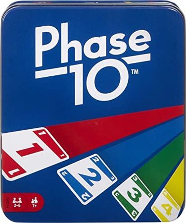 Amazon.com: Phase 10 Card Game with 108 Cards, Makes a Great Gift for Kids, Family or Adult Game Night, Ages 7 Years and Older [Amazon Exclusive] : Toys & Games