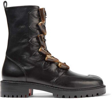 Kloster Shearling-lined Leather Boots - Black