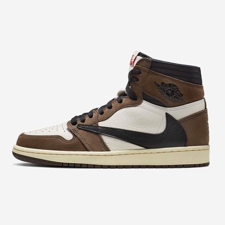 HYPEBEAST sur Instagram : @hypebeastkicks: Official images of @travisscott’s Air Jordan 1 "Cactus Jack" have arrived. They released exclusively on the SNKRS App to…