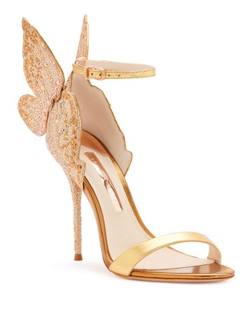Sophia Webster Chiara Glitter Angel Wing Sandals | Neiman Marcus